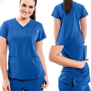 EUC Ave Two Pocket Scrub Top | Navy Blue | Women’s Size XS